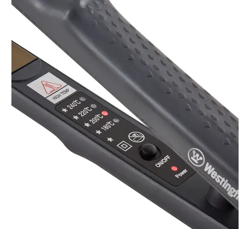 Planchita De Pelo 2 En 1 Rizador Westinghouse Ultra Liviana Color Negro