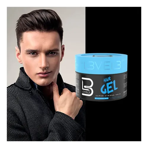 Level 3 Hair Gel Super Strong Fijación Fuerte F3 250g X3