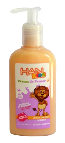 Han Kids  Kit Shampoo Acondicionaodor Crema Peinar Chicos
