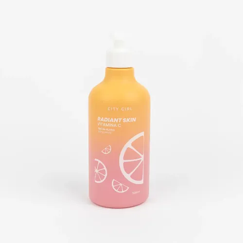 Gel De Ducha Exfoliante Radiant Skin Vitamina C De City Girl Fragancia Cítrica