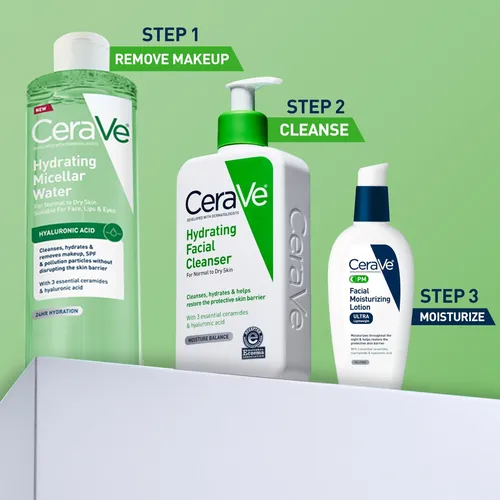 Agua Micelar Hidratante Cerave, 13 Onzas, Desmaquillante