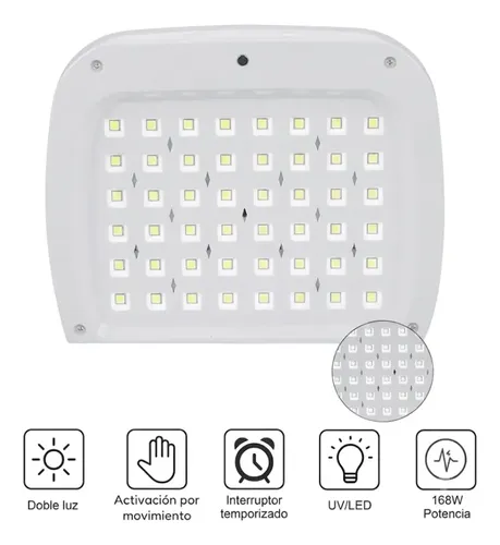 Cabina Lampara Uv Led Uñas City Girl 268w Qy-9 Profesional