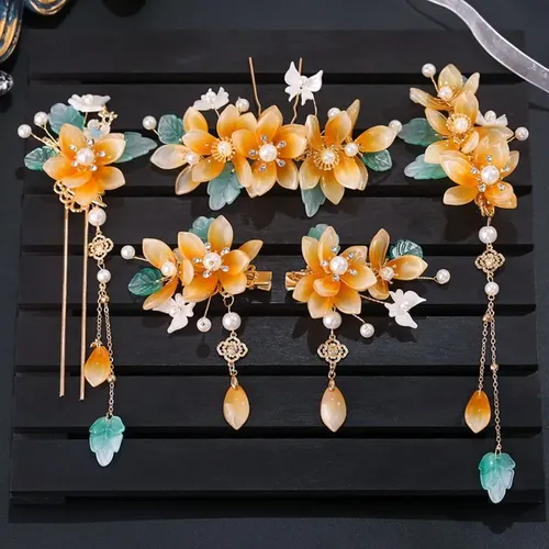 Set De Accesorios Para Peinado De Boda Estilo Chino