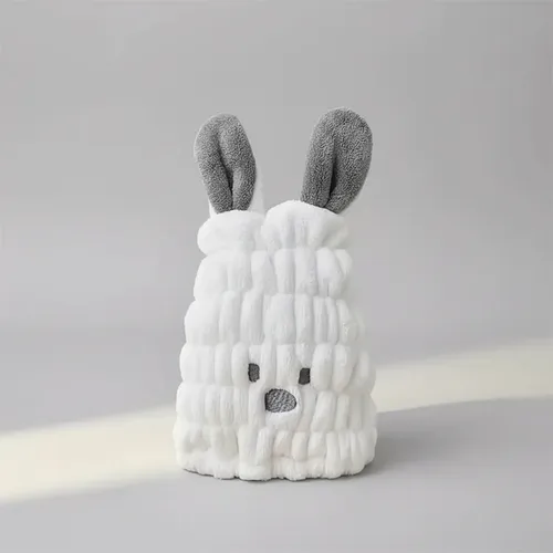 Gorro Toalla Secado Rápido Infantil 20×30 Cm Blanco 1pcs