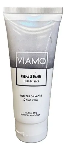 Crema De Manos Humectante Viamo X 100g Con Karité Y Aloe Manteca De Karité Y Aloe Vera