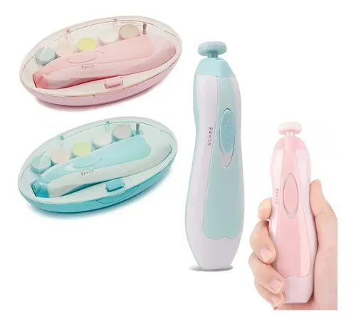 Torno Lima Para Uñas Cortador Eléctrico Para Bebes Con Luz