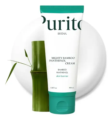 Purito Mighty Bamboo Panthenol Cream 100 Ml Crema Facial Momento De Aplicación Día/noche Tipo De Piel Todo Tipo De Piel