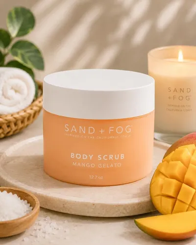 Exfoliante Corporal Sand + Fog, 360 Ml, Helado De Mango