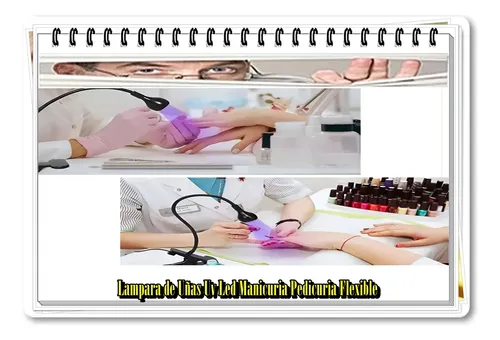Lampara De Uñas Uv Led Manicuria Pedicuria Flexible