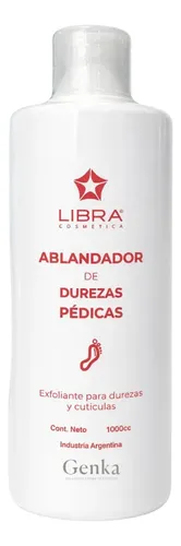 Ablandador Pedico Durezas Libra Cosmetica X 1000cc
