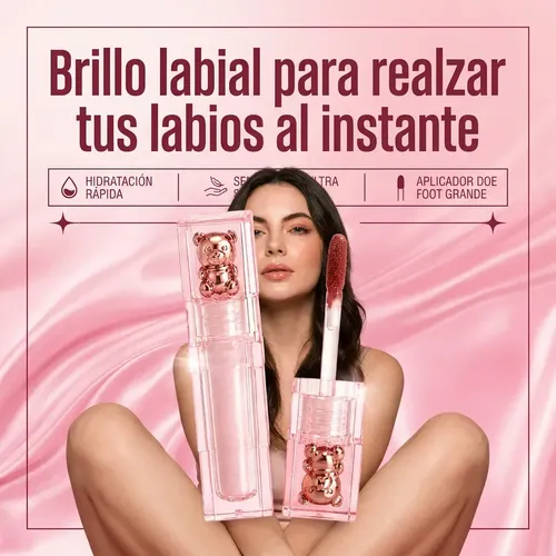 Debby Rose Mate Antiadherente Lip Gloss Brillo Labial