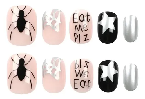 Uñas Decoradas Al Estilo Occidental Para Halloween