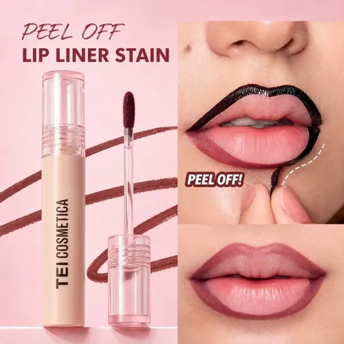 Tinta Para Labios Peel Off Tei Cosmética Larga Duración