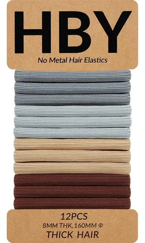 Cintas Para El Cabello Hby, 12 Unidades, Elásticos De Fijaci
