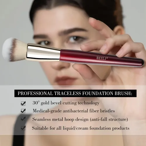 Set De Brochas De Maquillaje Beili 15 Piezas Profesional Sin