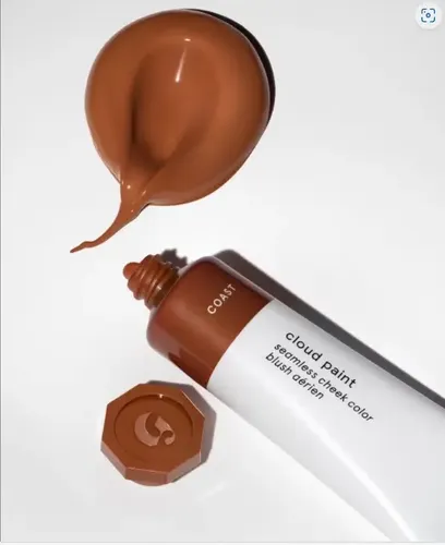 Rubor Líquido Glossier Cloud Paint Tono Coast Natural Vegano 10ml