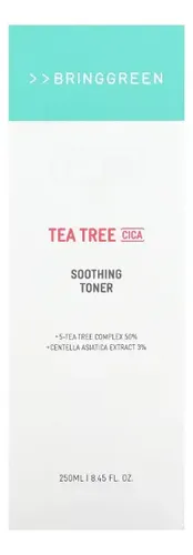 Bringgreen, Tóner Calmante De Árbol De Té 250 Ml Todo Tipo De Piel Día/noche
