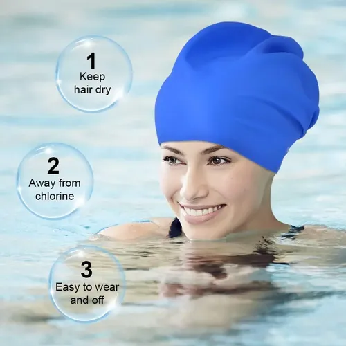 Gp. Touca De Cabelo Longo Xl Para Nadar Na Piscina. *