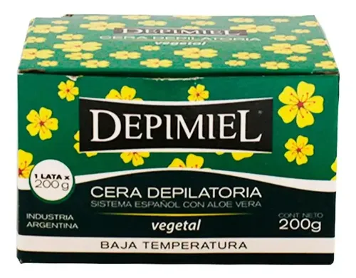 Cera Corporal Depimiel Lata Vegetal Piel Normal Aloe 200gr