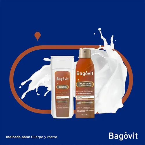 Autobronceante Bagovit A Bronceado Progresivo X 200 Gr.
