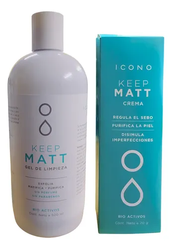 Gel Limpieza 500ml Crema 70g Keep Matt Sebo Kit Icono