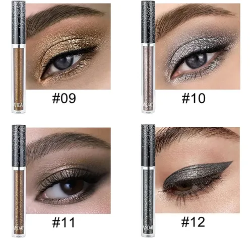 Sombras Líquidos Glitter-ojos Dekrion 08#light-blue