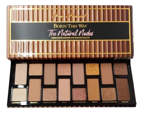 Paleta de Sombras Too Faced Born This Way The Natural Nudes con 16 Tonos