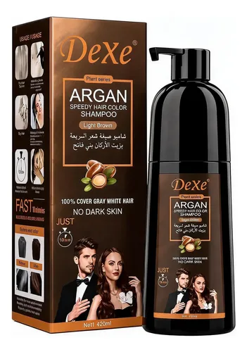 Shampoo Tintura Dexe Argan Medium Brown/light Brown Original