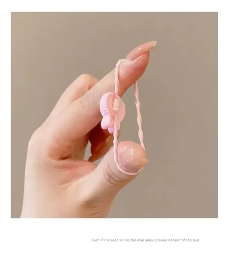 Kit Elástico Para Bebés De 50 Unidades Que No Daña El Cabell