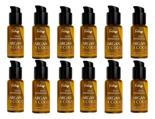Serum Oleo Reparador Argan Y Coco Frilayp X50cc X12 Unidades