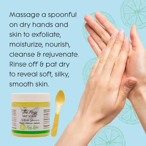 Exfoliante Corporal The Keys Sea Salt Con Lima, 100 Ml, Paqu