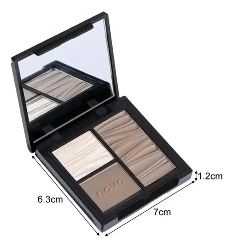 Paleta Para Esculpir Contornear Rostro 3 Tonos Tono del maquillaje 01