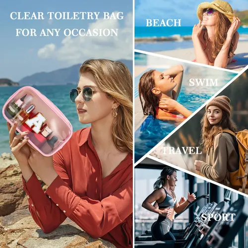 Bolsa De Maquillaje Yoolife Initial Clear Toiletry Para Viaj