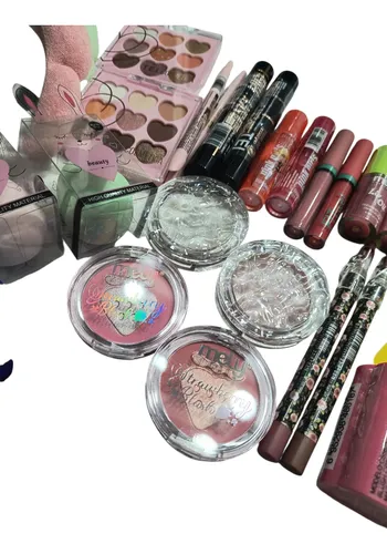 Set Mayorista De Maquillaje 29 Productos Sombra Vincha Glos