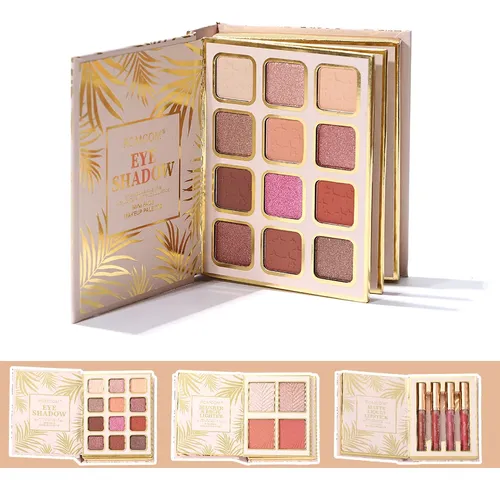 Paleta De Coloretes, Iluminadores Y Pintalabios Totalmente M