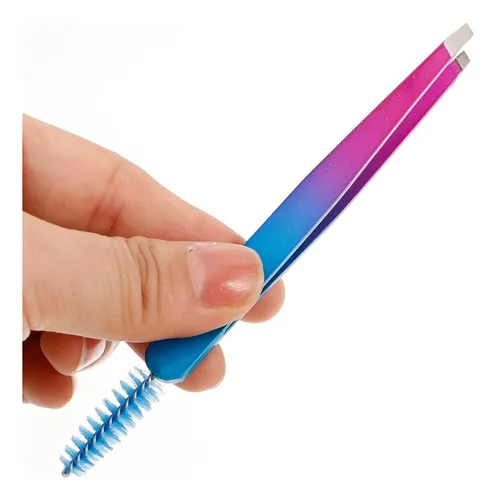 Pinza De Cejas Portátil, Herramienta De Belleza De Acero Ino