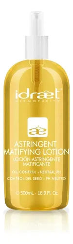 Loción Astringente Pieles Grasas Con Te Verde 500 Ml Idraet