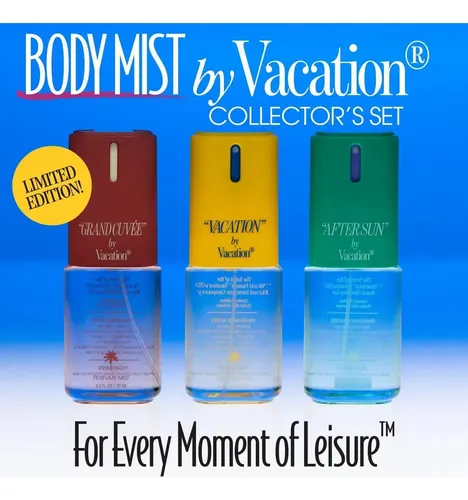 Set De Brumas Vacation 3x3oz Coco Aloe Argán (mujeres Y