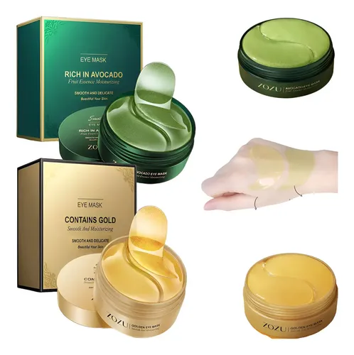 Mascarilla De Aguacate Para Ojos, 60 Parches Para Ojeras