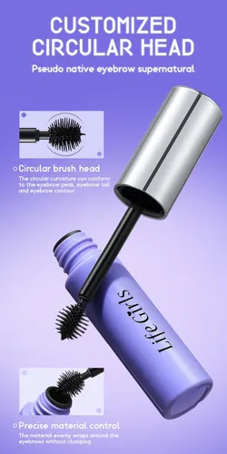 El Gel Para Colorear Cejas De Color Negro Intenso Define Y F