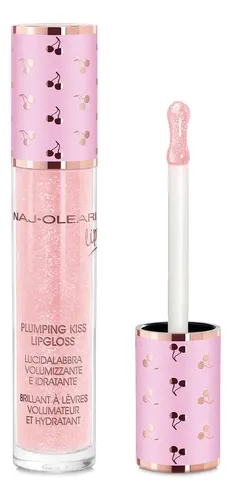 Brillo Labial Naj Oleari Voluminizador de Labios Rosa Algodón de Azúcar