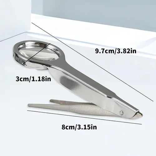 Ceja De Metal Con Cristal