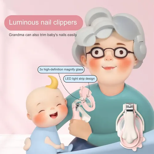 Icortaúñas Plegable Para Bebé Y Niño Pequeñol