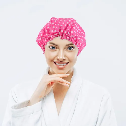 Gorros De Ducha Impermeables, 2 Unidades, Gorros De Baño Par