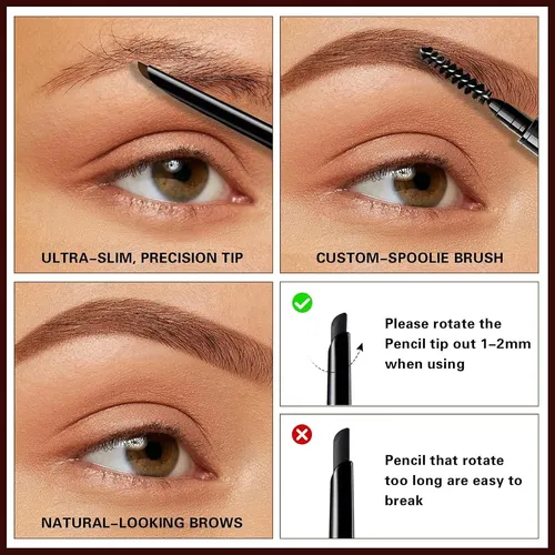 Lápiz Para Cejas Microblading Maksure 0,1 Mm Resistente