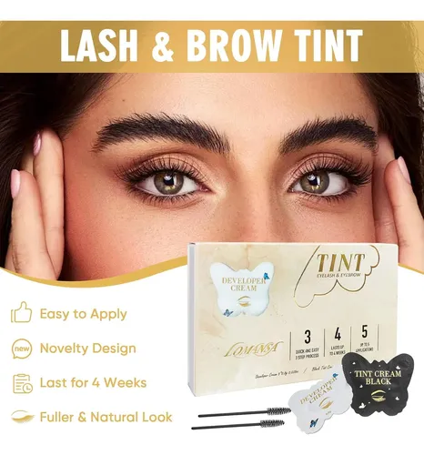 Kit De Tinte Para Cejas Y Pestañas Lomansa, Profesional
