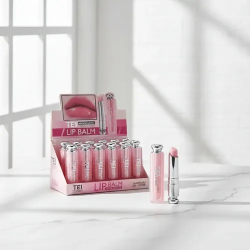 Labial Lipbalm Color Change Personalized Pink Tei Maquillaje