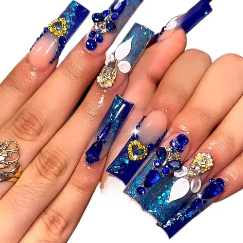 Uñas Postizas Tipo Flash Rectangulares