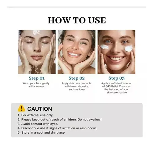 Ab3 Piezas, Crema Reparadora Intensiva, Crema Calmante 345,