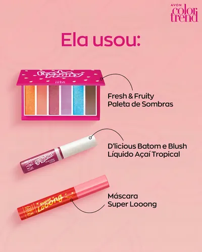 Paleta De Sombras Fresh Fruity Color Trend – Avon